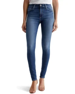 AG Jeans Farrah Mid-Rise Skinny Jeans in Morro Bay