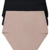 Natori Bliss Bare Cotton High Waist Brief 3-Pack | Underwear & Intimates