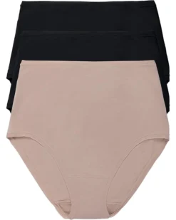 Natori Bliss Bare Cotton High Waist Brief 3-Pack | Underwear & Intimates