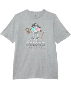 adidas Kids Stunner Baseball Tee (Big Kids) | Shirts & Tops