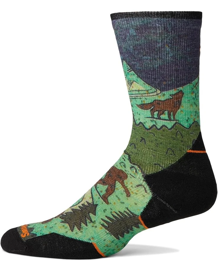 Smartwool Trail Run Targeted Cushion Neature Print Crew Socks 1 Smartwool Trail Run Targeted Cushion Neature Print Crew Socks