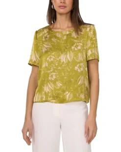 Vince Camuto Short Sleeve Crew Neck Blouse | Shirts & Tops
