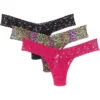 Hanky Panky Signature Lace Low Rise Thong 3-Pack | Underwear & Intimates