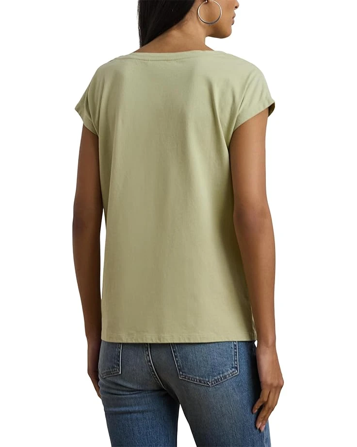 Lauren Ralph Lauren Petite Grieta Short Sleeve T-Shirt | Shirts & Tops 2 Lauren Ralph Lauren Petite Grieta Short Sleeve T-Shirt | Shirts & Tops - Image 2