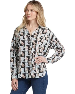 NYDJ Long Sleeve Becky Blouse | Shirts & Tops 5 NYDJ Long Sleeve Becky Blouse | Shirts & Tops -Shoes For Every Day 810g7uVI2iL. AC SR736920
