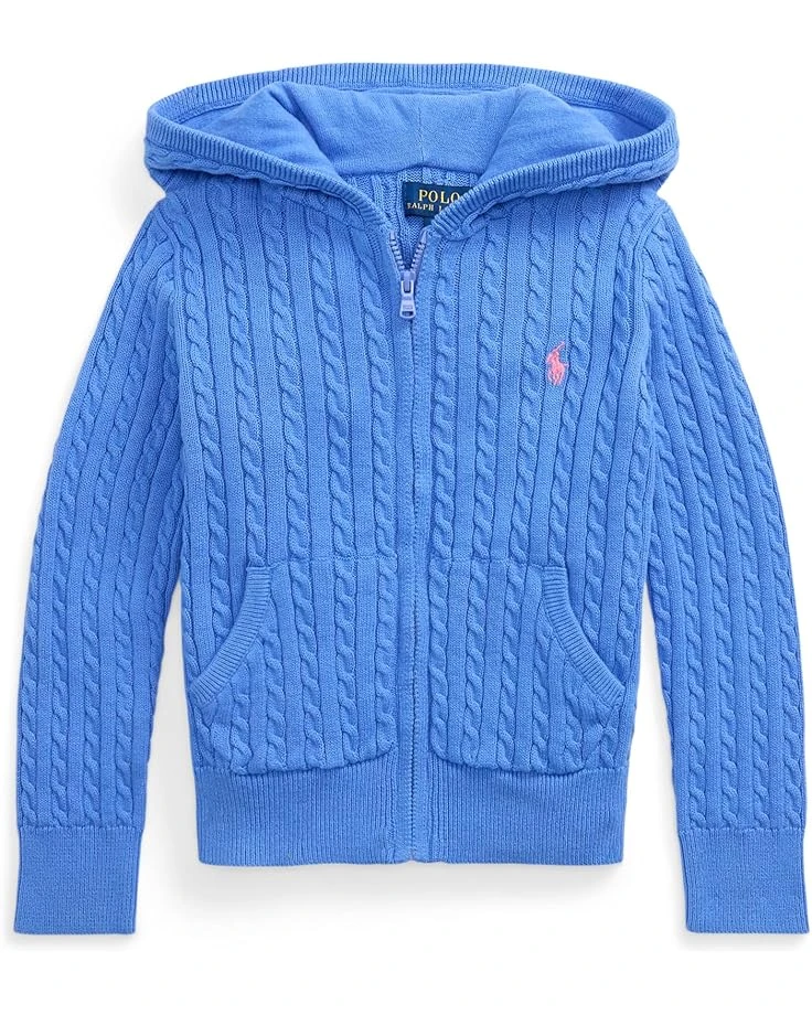Polo Ralph Lauren Kids Mini-Cable Cotton Full-Zip Hoodie (Toddler/Little Kid) | Hoodies & Sweatshirts 1 Polo Ralph Lauren Kids Mini-Cable Cotton Full-Zip Hoodie (Toddler/Little Kid) | Hoodies & Sweatshirts