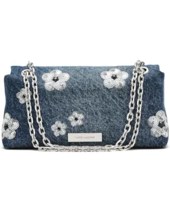 Marc Jacobs The Sequin Daisy Denim Dual Chain Wallet | Wallets