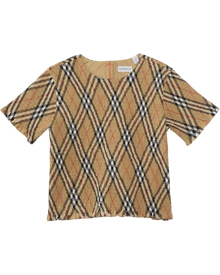 Burberry Kids Madeline Check Shirt (Infant/Toddler) | Shirts & Tops 1 Burberry Kids Madeline Check Shirt (Infant/Toddler) | Shirts & Tops