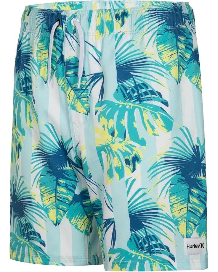 Hurley Kids Cabana Stripe Pull On Swim Trunk (Big Kid) | Swimwear 1 Hurley Kids Cabana Stripe Pull On Swim Trunk (Big Kid) | Swimwear