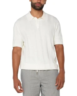 Liverpool Los Angeles Short Sleeve Sweater Knit Polo | Sweaters