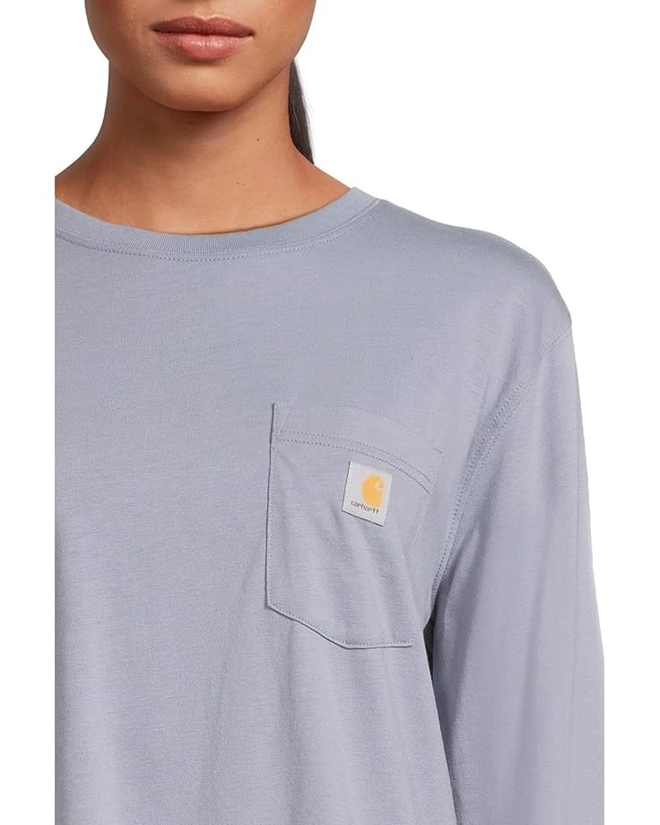 Carhartt TENCEL™ Fiber Series Loose Fit Long-Sleeve Pocket T-Shirt | Shirts & Tops 4 Carhartt TENCEL™ Fiber Series Loose Fit Long-Sleeve Pocket T-Shirt | Shirts & Tops - Image 4
