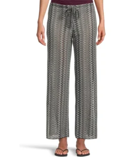 BECCA Waterway Crochet Split Leg Pant Cover-Up | Swimwear