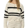 Sanctuary Sporty Stripe Open Knit Sweater | Sweaters