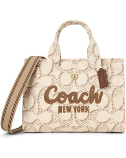 COACH Cargo Tote Bag With Signature Canvas | Handbags