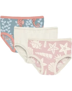 Kickee Pants Kids Print Girl's Underwear Set of 3 (Big Kid) | Socks -Shoes For Every Day 81GZTZagXLL. AC SR736920