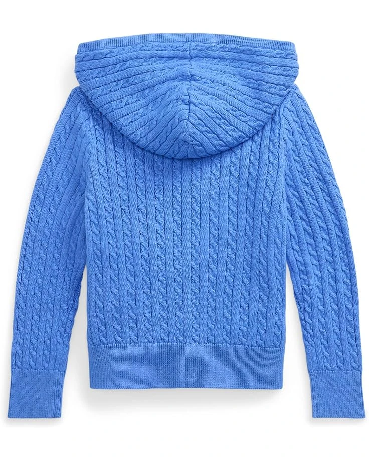 Polo Ralph Lauren Kids Mini-Cable Cotton Full-Zip Hoodie (Toddler/Little Kid) | Hoodies & Sweatshirts 2 Polo Ralph Lauren Kids Mini-Cable Cotton Full-Zip Hoodie (Toddler/Little Kid) | Hoodies & Sweatshirts - Image 2