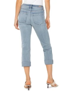 Liverpool Los Angeles Charlie Crop Wide Rolled Cuff Jean 24in Inseam | Jeans -Shoes For Every Day 81KvJNlrqJL. AC SR736920