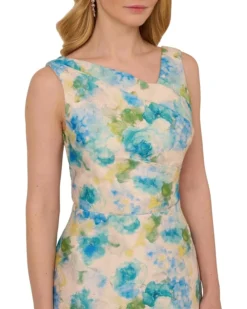 Adrianna Papell Asymmetrical Jacquard Midi Dress | Dresses -Shoes For Every Day 81LHxi731ML. AC SR736920