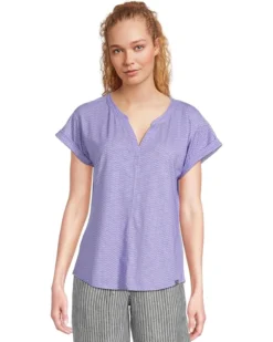 L.L.Bean Streamside Tee Split-Neck Short Sleeve | Sleepwear -Shoes For Every Day 81Lnrc5sL. AC SR736920