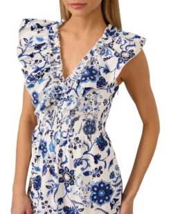 Adrianna Papell Printed Ruffle Midi Dress | Dresses -Shoes For Every Day 81LuJXAGGL. AC SR736920