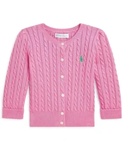 Polo Ralph Lauren Kids Mini-Cable Cotton Cardigan (Infant) | Sweaters -Shoes For Every Day 81N9AW26kzL. AC SR736920
