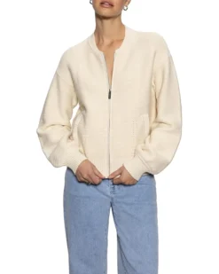 Sanctuary Knitted Bomber | Coats & Outerwear