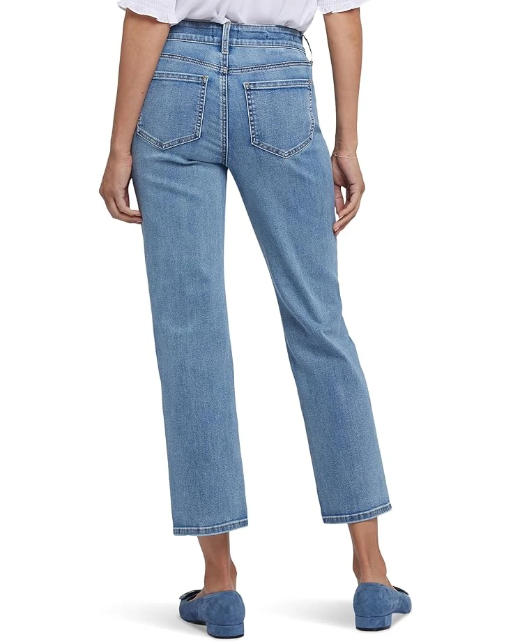 NYDJ Marilyn Straight Ankle Jeans in Minorca Isle 2 NYDJ Marilyn Straight Ankle Jeans in Minorca Isle - Image 2