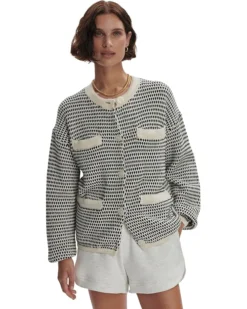 Varley Tidewell Textured Knit Jacket | Sweaters