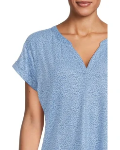 L.L.Bean Streamside Tee Split-Neck Short Sleeve | Sleepwear -Shoes For Every Day 81PNciJWjL. AC SR736920