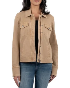 KUT from the Kloth Amanda Boxy Jacket Front Flap Pockets Front Flap Welt Pockets | Coats & Outerwear