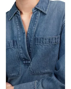 Madewell Long Sleeve Popover Mini Dress in Croswell | Dresses -Shoes For Every Day 81RNql90xSL. AC SR736920