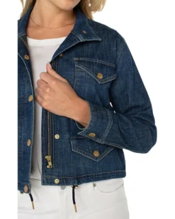 Liverpool Los Angeles Cropped Cargo Jacket | Coats & Outerwear -Shoes For Every Day 81RSv KDQKL. AC SR736920