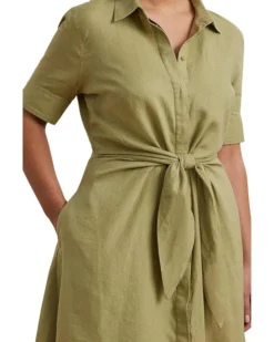 Lauren Ralph Lauren Plus Size Wakana Elbow Sleeve Day Dress | Dresses -Shoes For Every Day 81SFFpM0eVL. AC SR736920