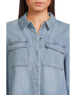 Liverpool Los Angeles Denim Shirt With Patch Pockets | Shirts & Tops -Shoes For Every Day 81TqrY0ogWL. AC SR736920