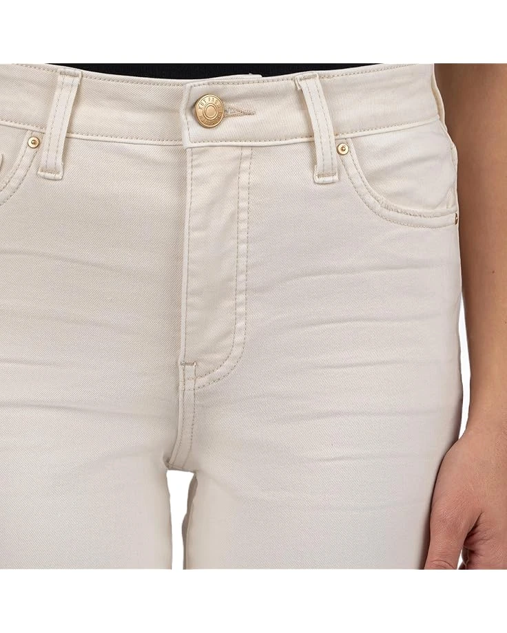 KUT from the Kloth Reese High Rise Fab Ab Ankle Straight Raw Hem | Jeans 4 KUT from the Kloth Reese High Rise Fab Ab Ankle Straight Raw Hem | Jeans - Image 4