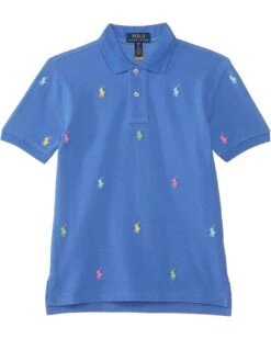 Polo Ralph Lauren Kids Polo Pony Cotton Mesh Polo Shirt (Toddler/Little Kid) | Shirts & Tops