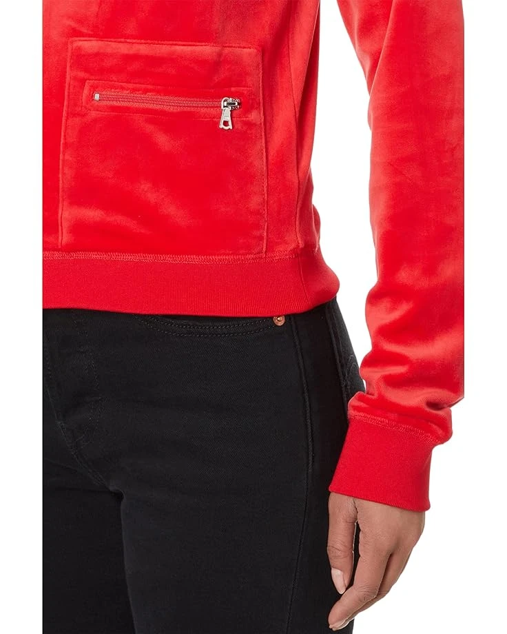 Juicy Couture Heritage Mock Neck Track Jacket with Back Graphic | Hoodies & Sweatshirts 3 Juicy Couture Heritage Mock Neck Track Jacket with Back Graphic | Hoodies & Sweatshirts - Image 3