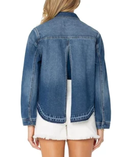 Liverpool Los Angeles Split Back Denim Shirt Jacket | Shirts & Tops -Shoes For Every Day 81kRuUc7FNL. AC SR736920