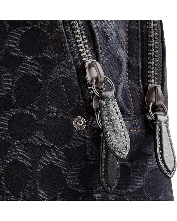 COACH Charter Backpack in Signature Denim | Backpacks 4 COACH Charter Backpack in Signature Denim | Backpacks - Image 4