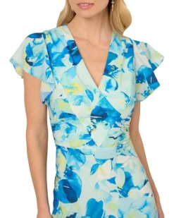 Adrianna Papell Printed Flutter Ankle Dress | Dresses 5 Adrianna Papell Printed Flutter Ankle Dress | Dresses -Shoes For Every Day 81kwTgYT2mL. AC SR736920