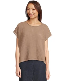 Eileen Fisher Jewel Neck Sweater | Sweaters