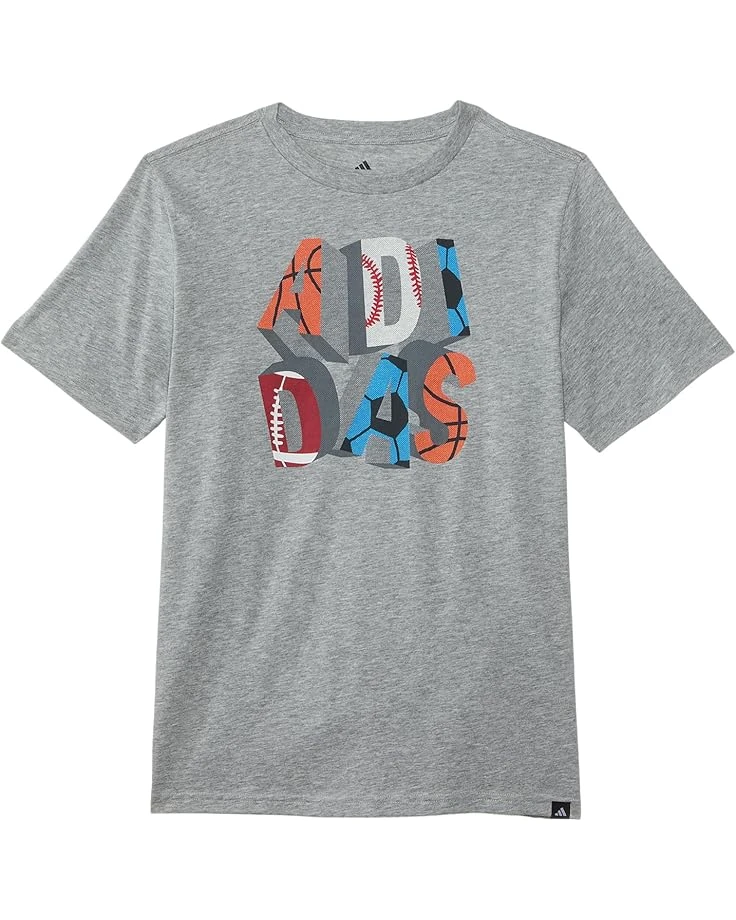 adidas Kids Lineage Dimension Heather Tee (Big Kids) | Shirts & Tops 1 adidas Kids Lineage Dimension Heather Tee (Big Kids) | Shirts & Tops