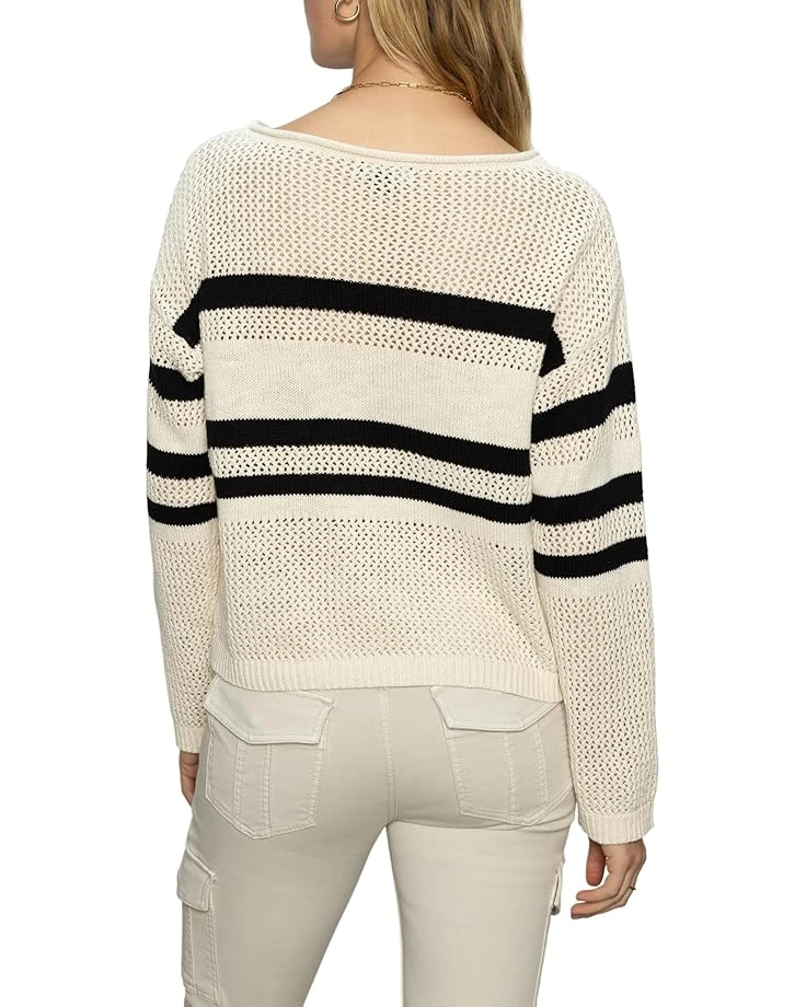 Sanctuary Sporty Stripe Open Knit Sweater | Sweaters 2 Sanctuary Sporty Stripe Open Knit Sweater | Sweaters - Image 2