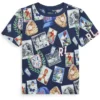 Polo Ralph Lauren Kids Baseball-Print Cotton Jersey Tee (Toddler/Little Kid) | Shirts & Tops