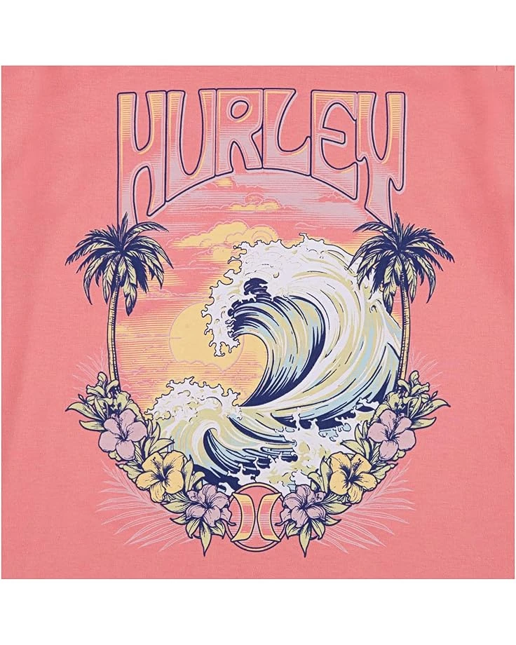 Hurley Kids Sunset Tide Graphic T-Shirt (Big Kid) | Shirts & Tops 3 Hurley Kids Sunset Tide Graphic T-Shirt (Big Kid) | Shirts & Tops - Image 3