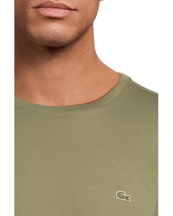 Lacoste Monochrome Cotton Pima Jersey Crew Neck T-shirt | Shirts & Tops 4 Lacoste Monochrome Cotton Pima Jersey Crew Neck T-shirt | Shirts & Tops - Image 4