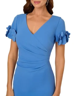 Adrianna Papell Knit Crepe Short Dress | Dresses -Shoes For Every Day 81xMHvhrrCL. AC SR736920