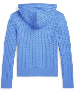 Polo Ralph Lauren Kids Mini-Cable Cotton Full-Zip Hoodie (Big Kid) | Hoodies & Sweatshirts -Shoes For Every Day 81xSCZCl67L. AC SR736920