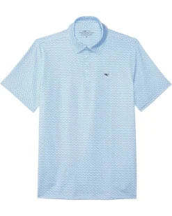Vineyard Vines Kids Boys Printed Sankaty Polo(Toddler/Little Kids/Big Kids) | Shirts & Tops
