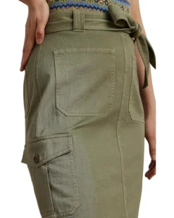 Lauren Ralph Lauren Belted Cotton Twill Pencil Skirt | Skirts -Shoes For Every Day 915E7ZKa7KL. AC SR736920